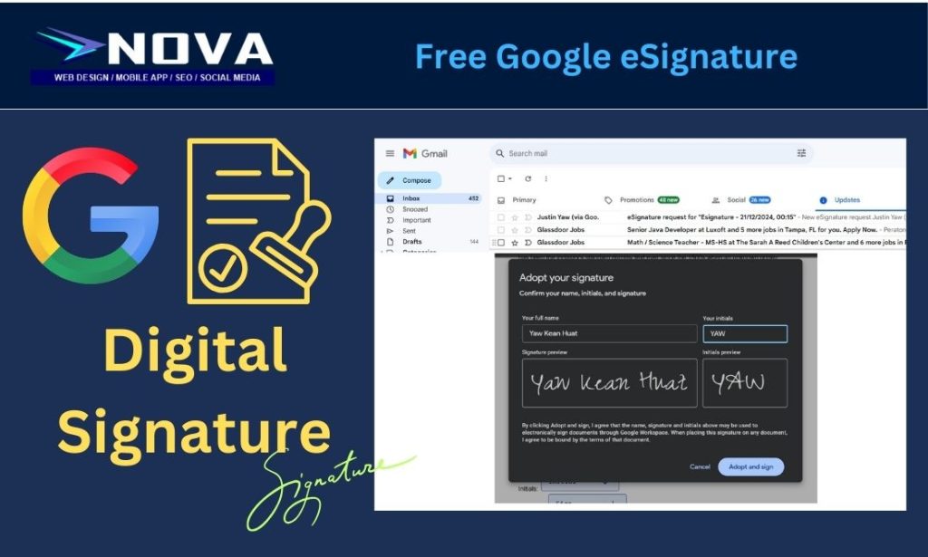 Google Free eSignature Document