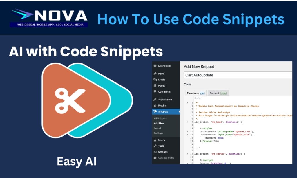 How To Use Code Snippets in Wordpress
