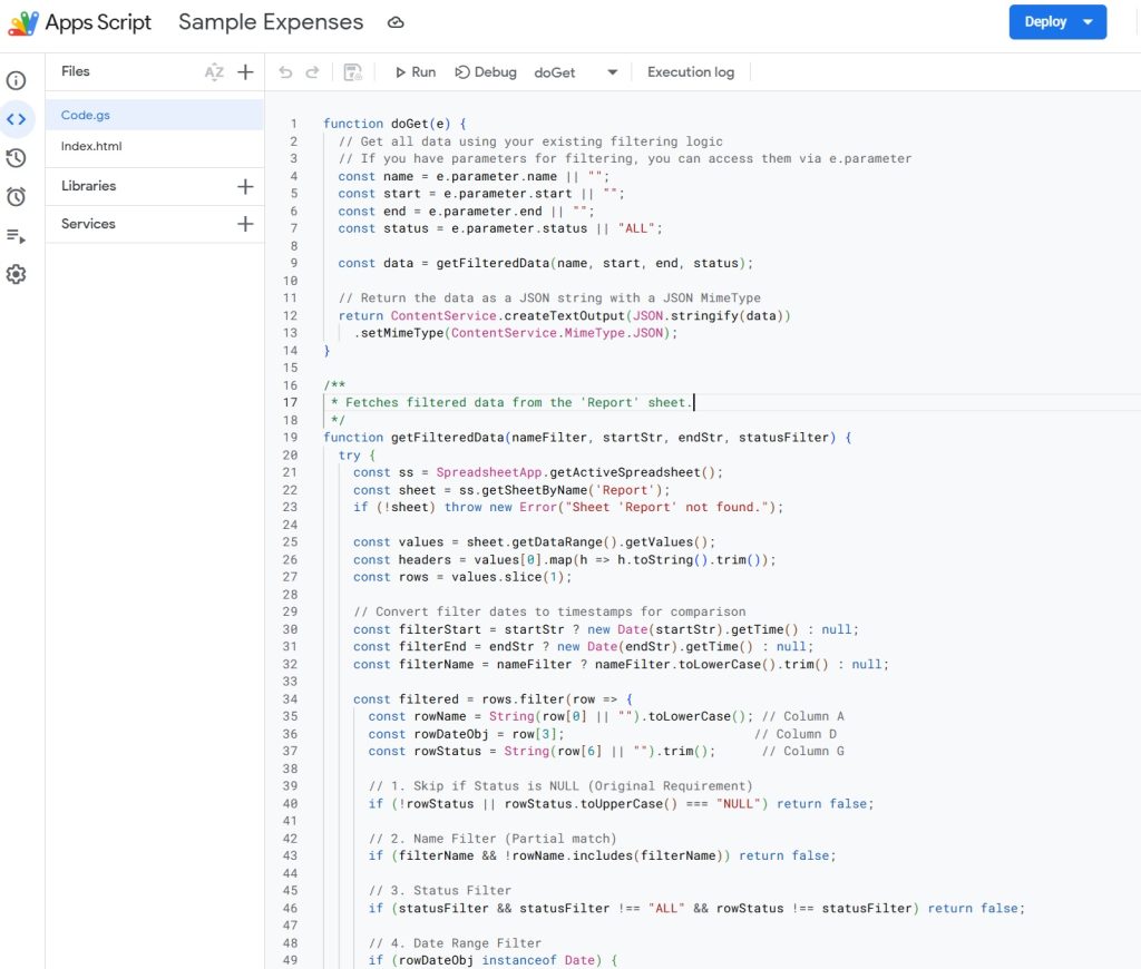 How to insert Google Appscript into Website - Nova Web Design Penang ...