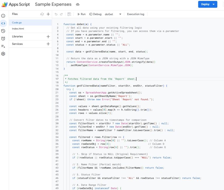 How to insert Google Appscript into Website - Nova Web Design Penang ...
