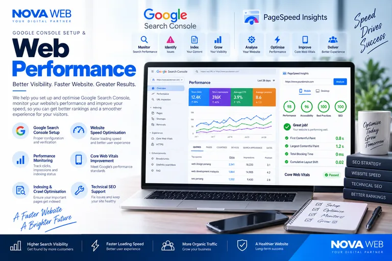 Website performance optimisation services in Penang